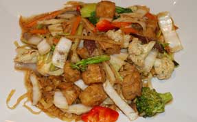 Wokret med tofu i 
østerssauce